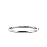 Thin Braided Bangle Bracelet