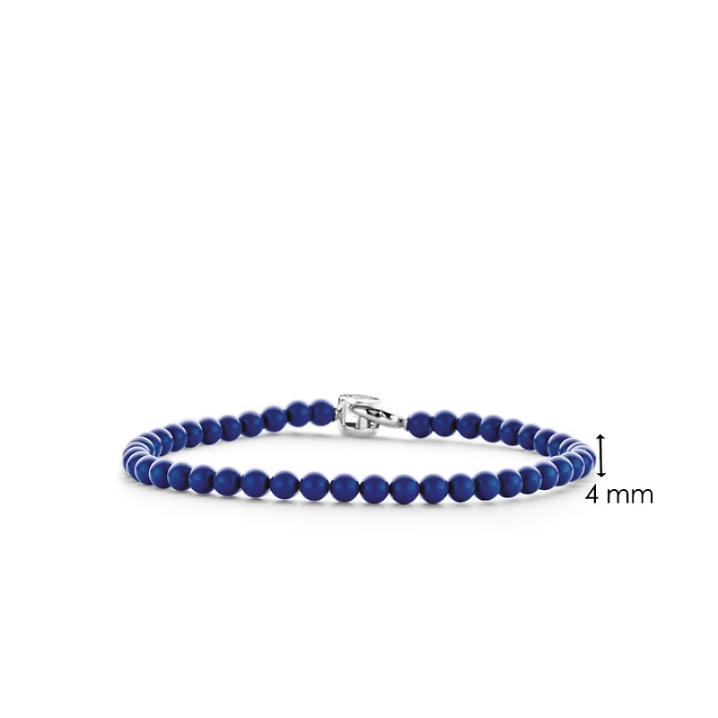 Radiant Blue Bead Bracelet