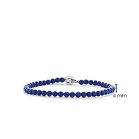 Radiant Blue Bead Bracelet