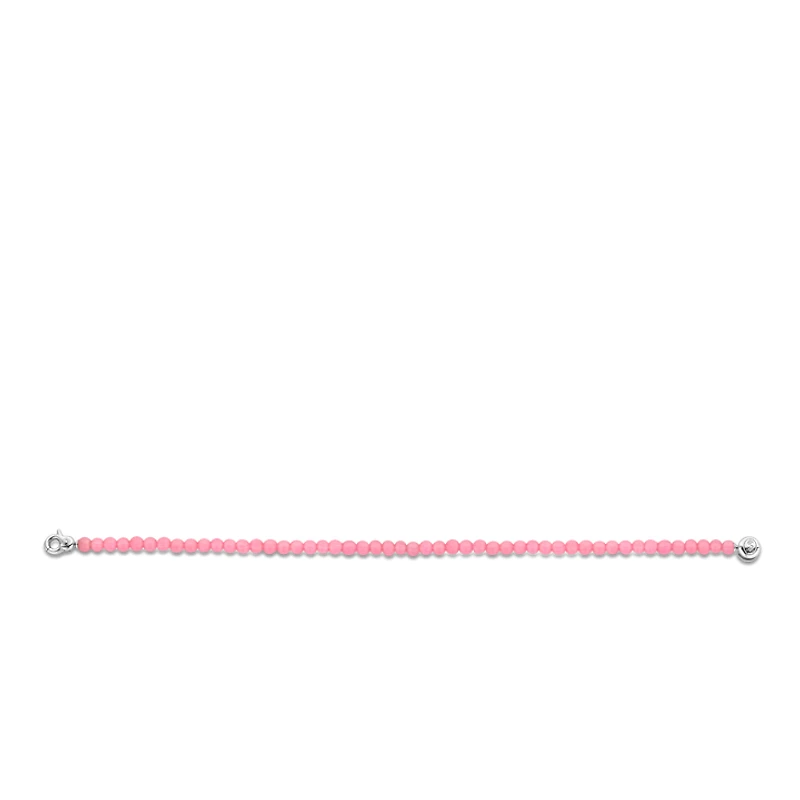 Radiant Pink Bead Bracelet