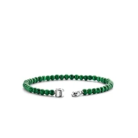 Radiant Green Malachite Bead Bracelet