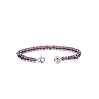 Radiant Violet Bead Bracelet