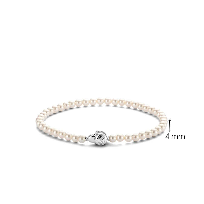 Radiant Pearl Bead Bracelet