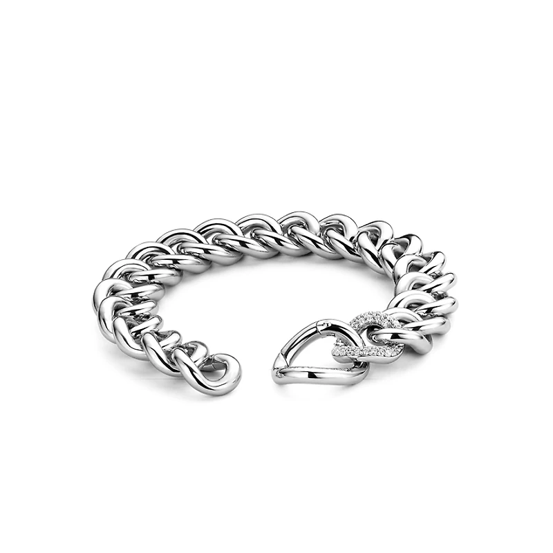 Forever Linked Chunky Silver Bracelet