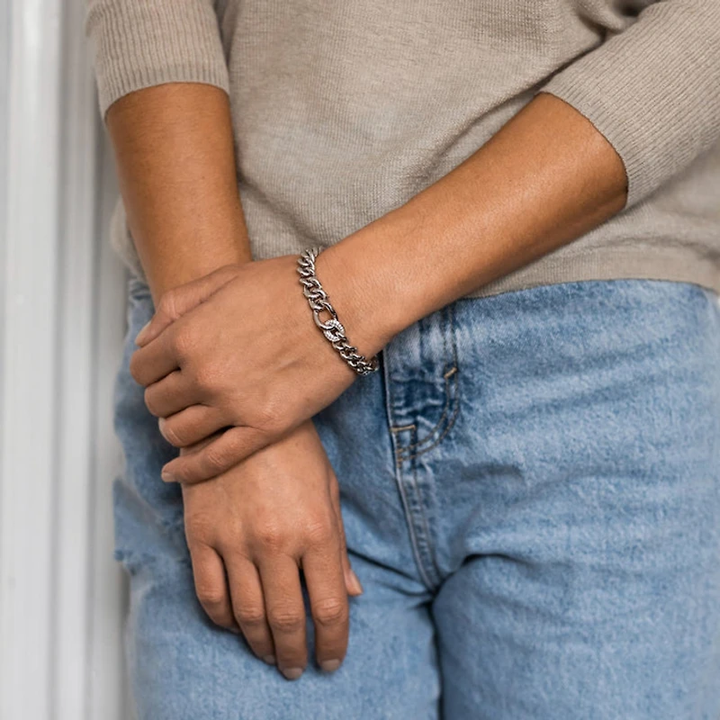 Forever Linked Petit Silver Bracelet
