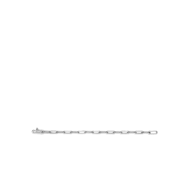 Paperclip Link Silver Bracelet