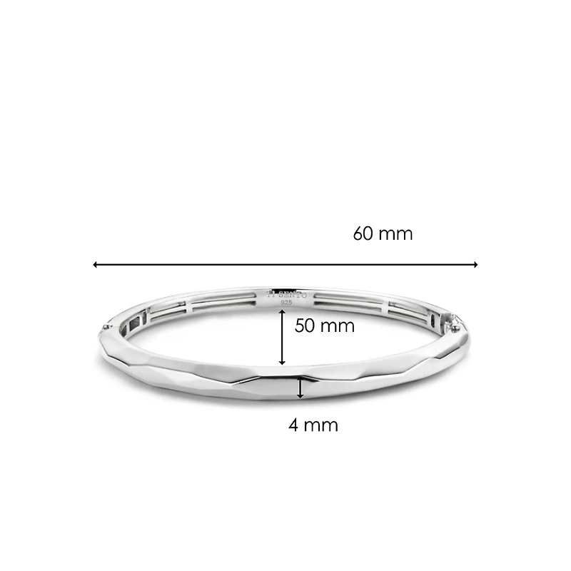 Bombay Silver Bangle Bracelet