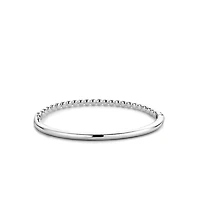 Endless Bubbles Silver Bangle Bracelet