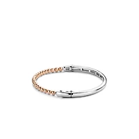 Endless Bubbles Rose Bangle Bracelet