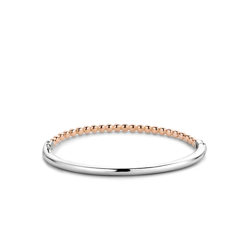 Endless Bubbles Rose Bangle Bracelet