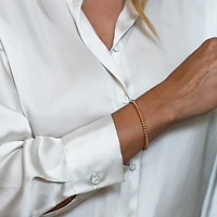 Endless Bubbles Rose Bangle Bracelet