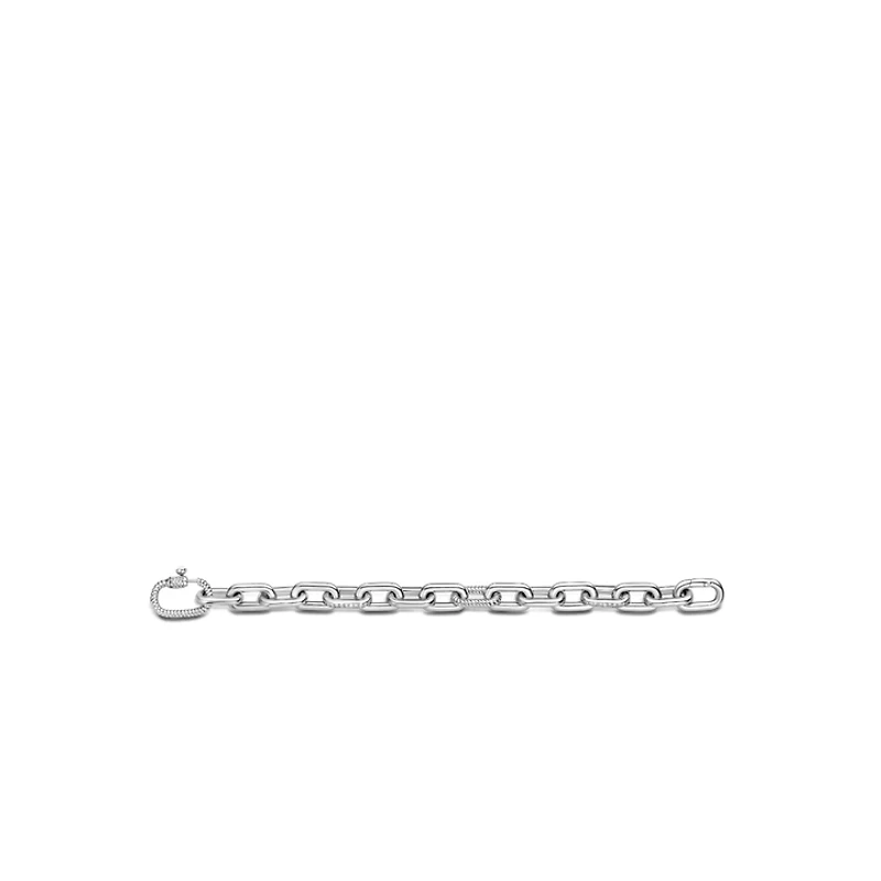 Silver Chunky Links Bracelet