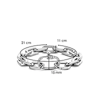 Silver Chunky Links Bracelet
