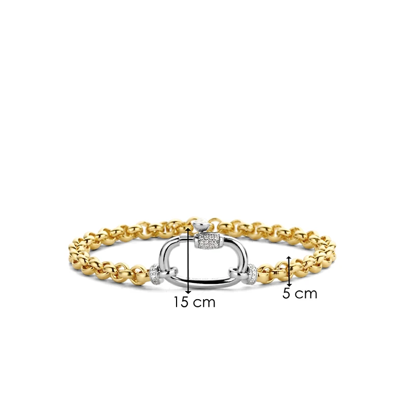 Opulent Rolo Golden Bracelet