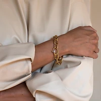 Chunky Golden Link Bracelet