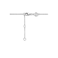 Silver Couple Paperclip Bracelet