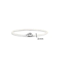 White Bead Bracelet