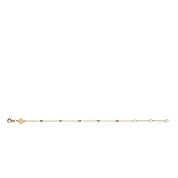 Zirconia by the Yard Golden Bracelet