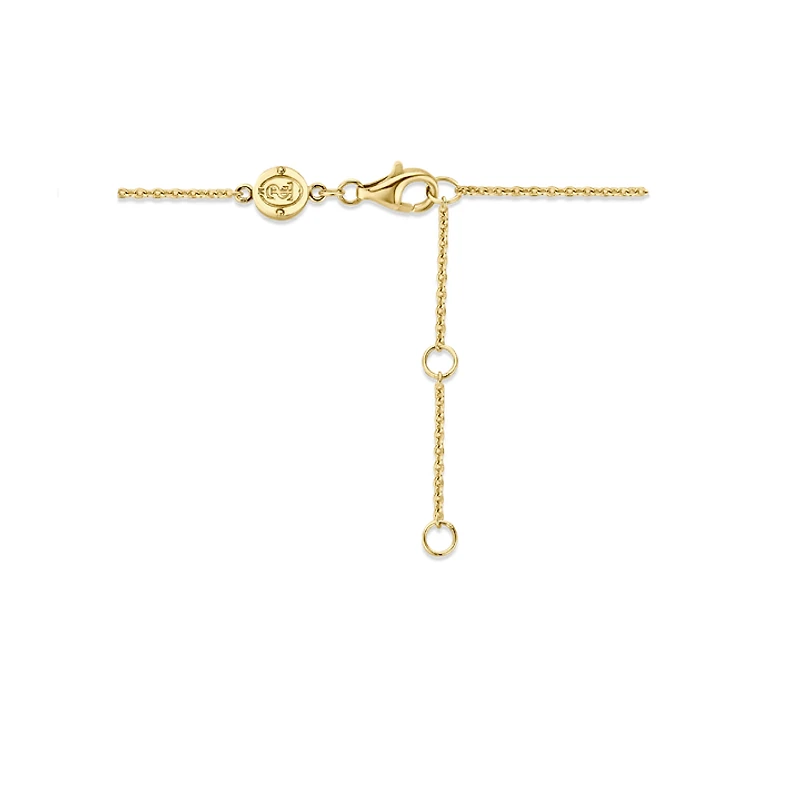 Zirconia by the Yard Golden Bracelet