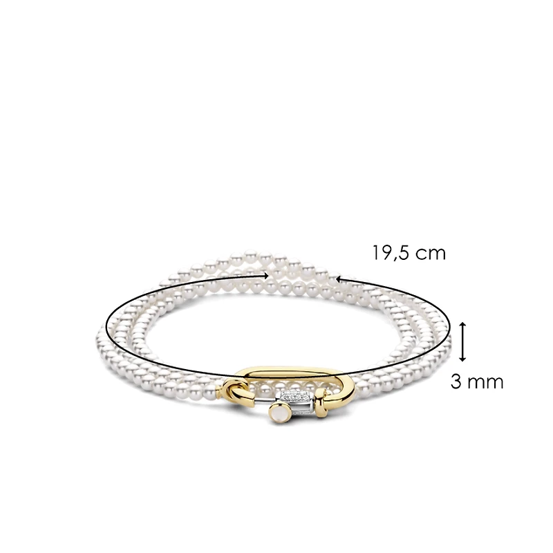 Pearl Multi way Wrap Bracelet