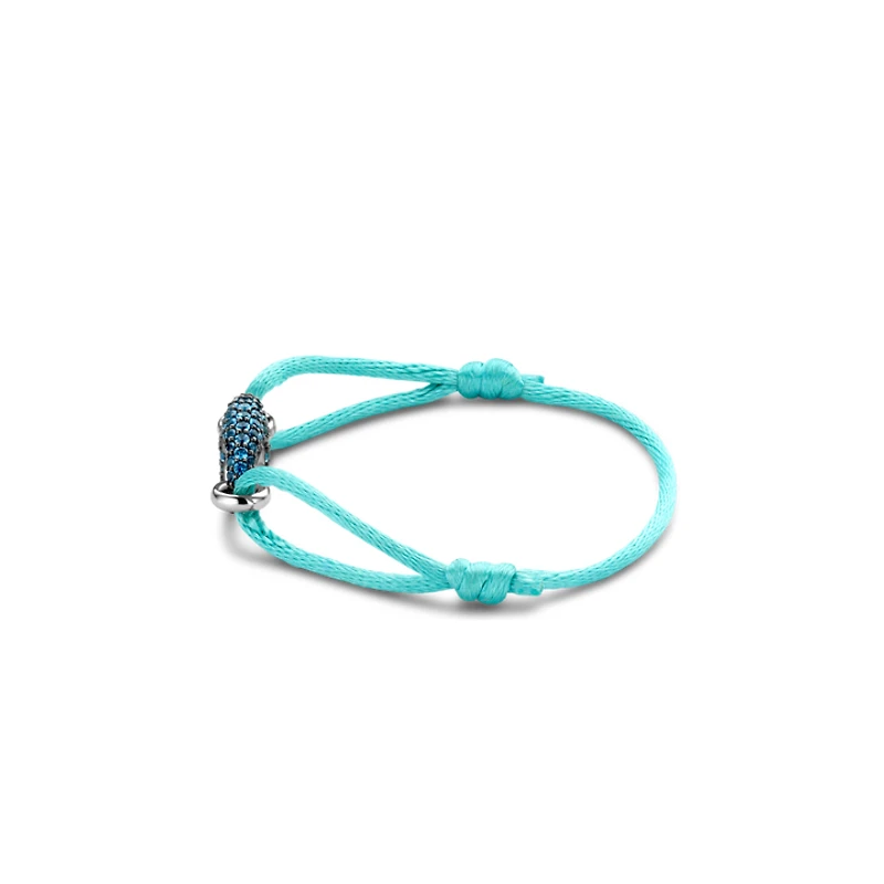Puffed Mariner G-Ucci Blue Pave Turquoise Bracelet