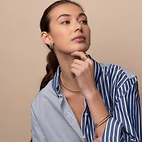 Braid Silver Bangle Bracelet