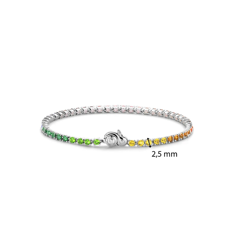 Rainbow Tennis Bracelet