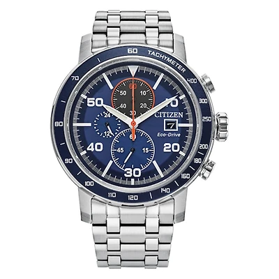 Brycen 44MM Blue/Steel