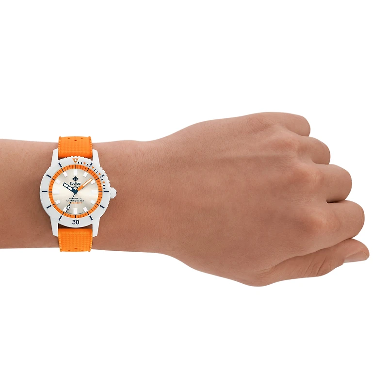 Super Sea Wolf Ceramic Compression Diver Automatic 41MM Orange/Ceramic