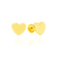 8MM Puffy Heart Earrings