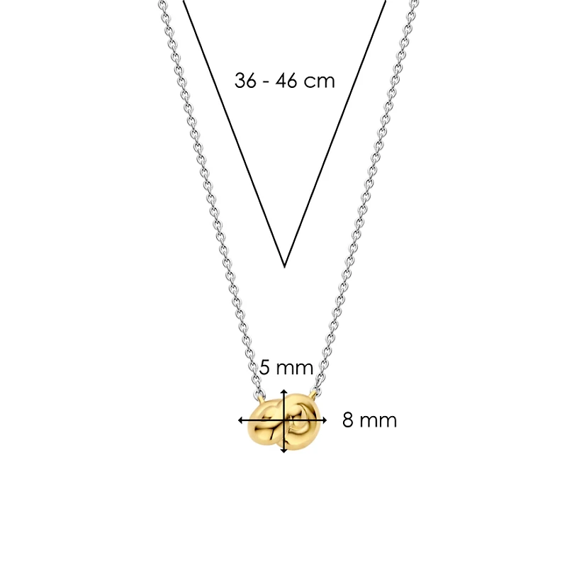 Golden Knot Necklace