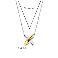 XOXO Two Tone Necklace