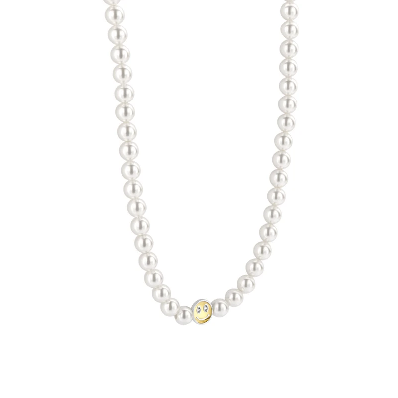 Smiley Pearls Necklace