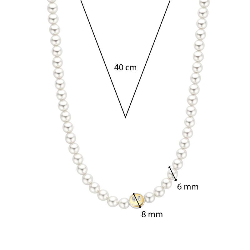 Smiley Pearls Necklace