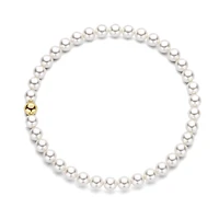 Simplicity Pearl/Golden Necklace