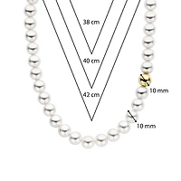 Simplicity Pearl/Golden Necklace
