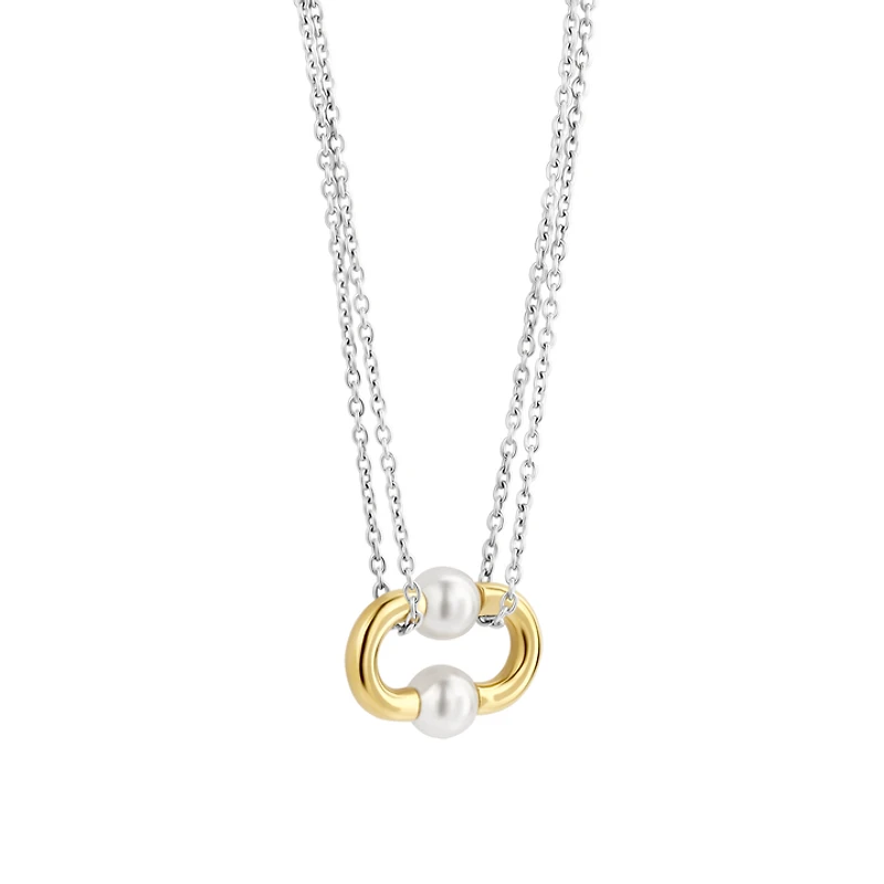 Bead Hardware Pearl Necklace