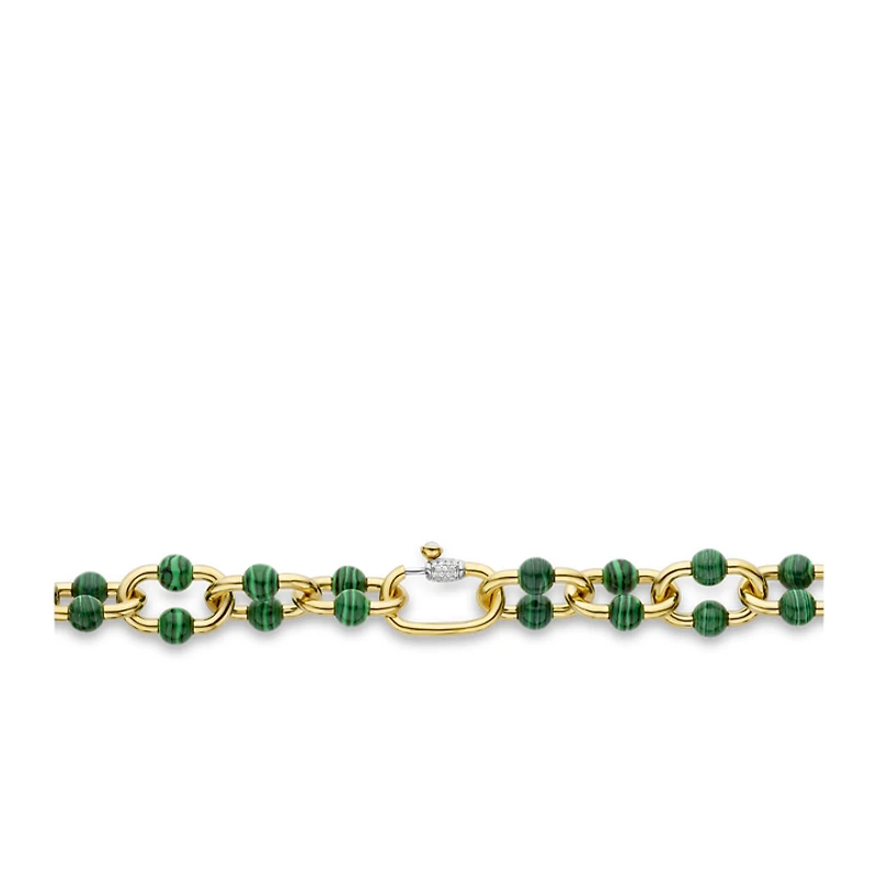 Bead Hardware Malachite Necklace