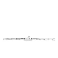 Paperclip Mini Silver Necklace