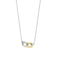 Classic Edge Duo Necklace
