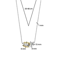 Classic Edge Duo Necklace
