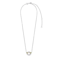 Classic Edge Oval Necklace