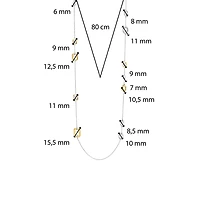 Classic Edge Dimensions Long Necklace