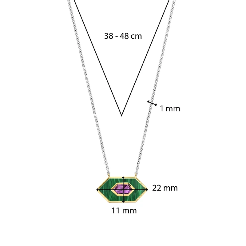 Celestial Malachite Necklace