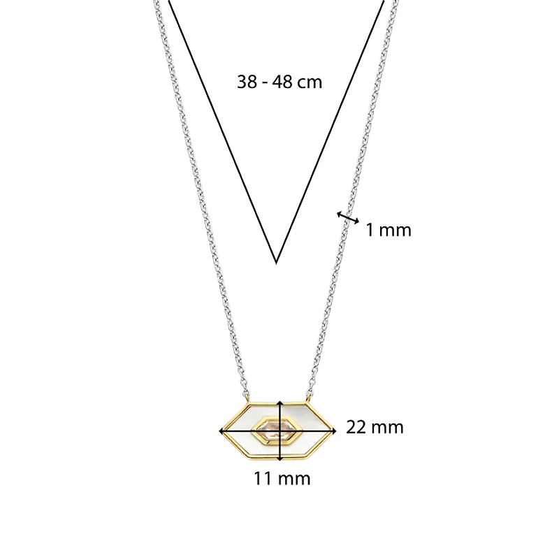 Celestial Mother Pearl Necklace