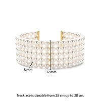 Audrey Pearl Choker Necklace