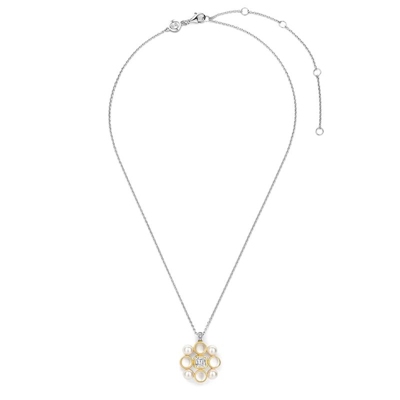 Pearl Cluster Small Necklace