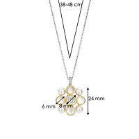 Pearl Cluster Small Necklace
