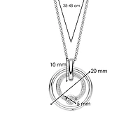 Shine Around Silver Necklace