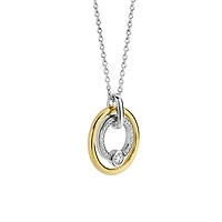 Shine Around Two Tone Necklace